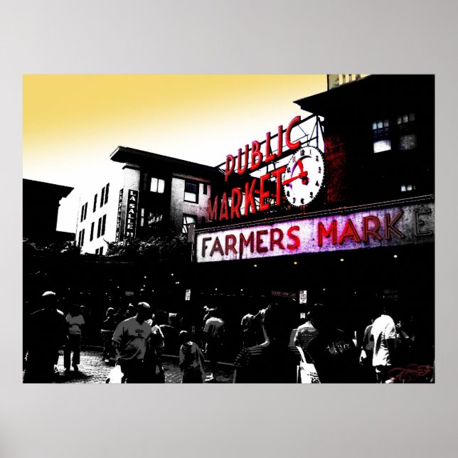 Poster Marché public (Devant)