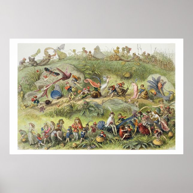 Poster Marche triomphale de l'Elf-Roi, illustration de (Devant)