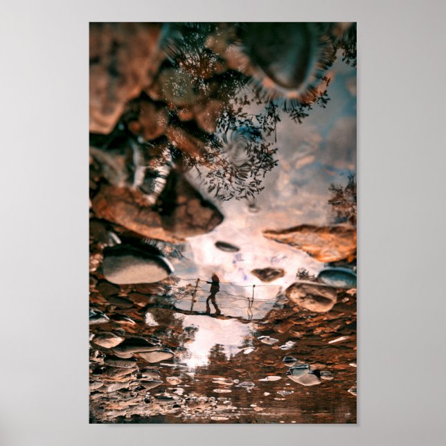 Poster Marcher sur l'eau (Devant)