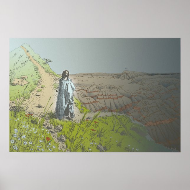 Poster Marches vers la croix (Devant)