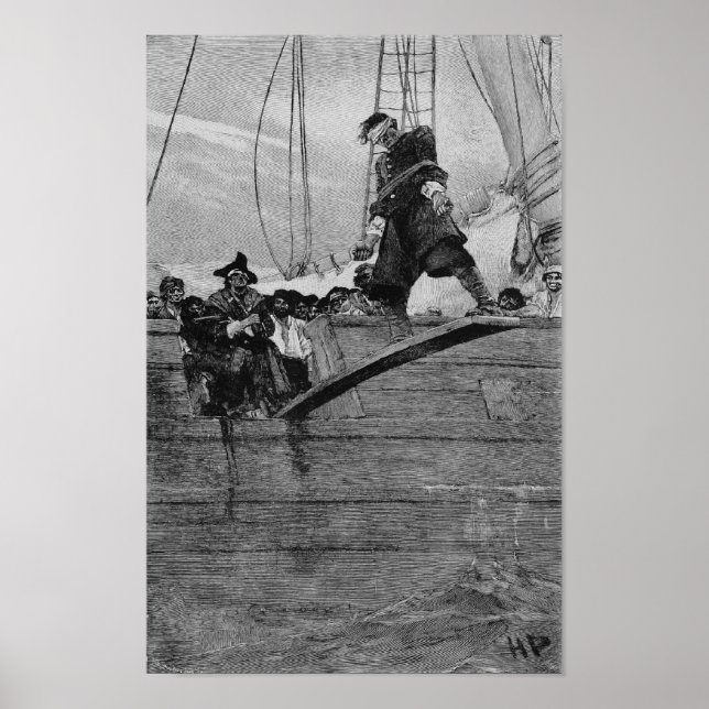 Poster "Marchez sur la planche" (Devant)