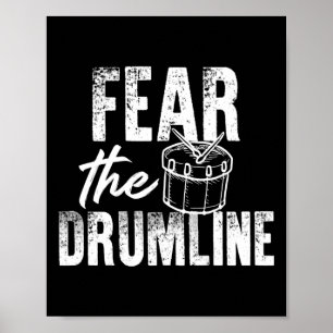 Poster Marching Band Drum Corps Crainte Le Drumline