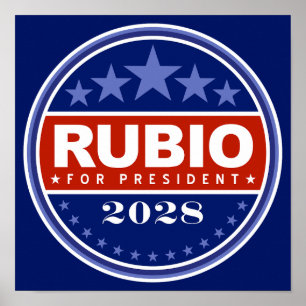Poster Marco Rubio pour Président 2028