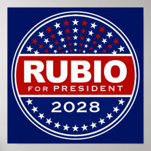 Poster Marco Rubio pour Président 2028