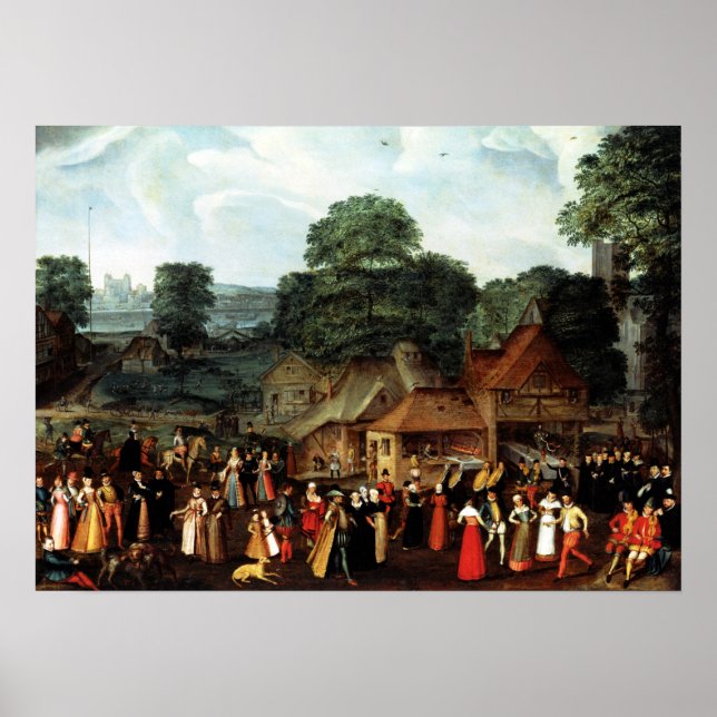 Poster Marcus Gheeraerts organise le Festival des Anciens (Devant)