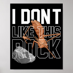 Poster Marcus le ver Cette roche n'est pas drôle Mème drô