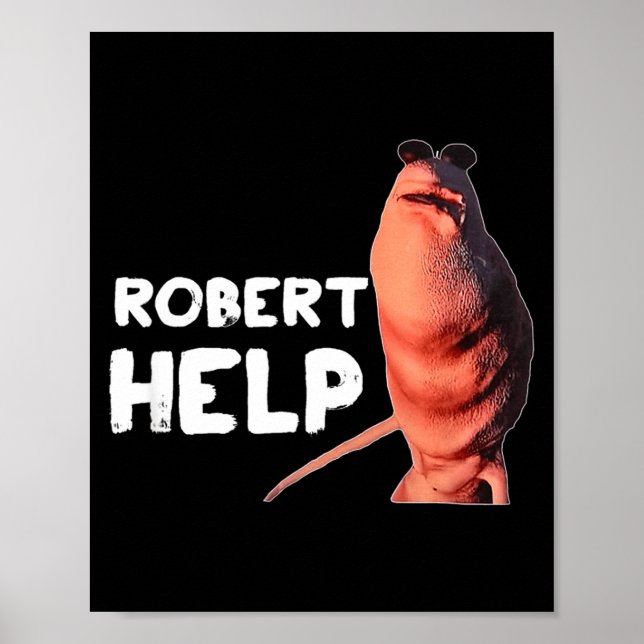 Poster Marcus Le Ver Meme Graphiques Drôles Vrchat Robert (Devant)