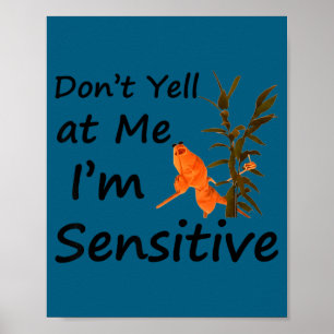 Poster Marcus le ver ne crie pas après moi je suis sensib