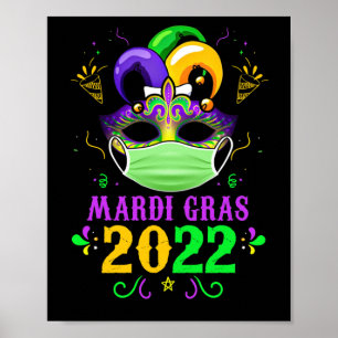 Poster Mardi Gras 2022 Festival De Quarantaine Avec Masqu