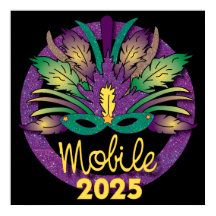 Poster Mardi Gras - 2025 - Mobile