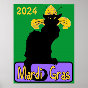 Poster Mardi Gras Conversation Noir, date de modification