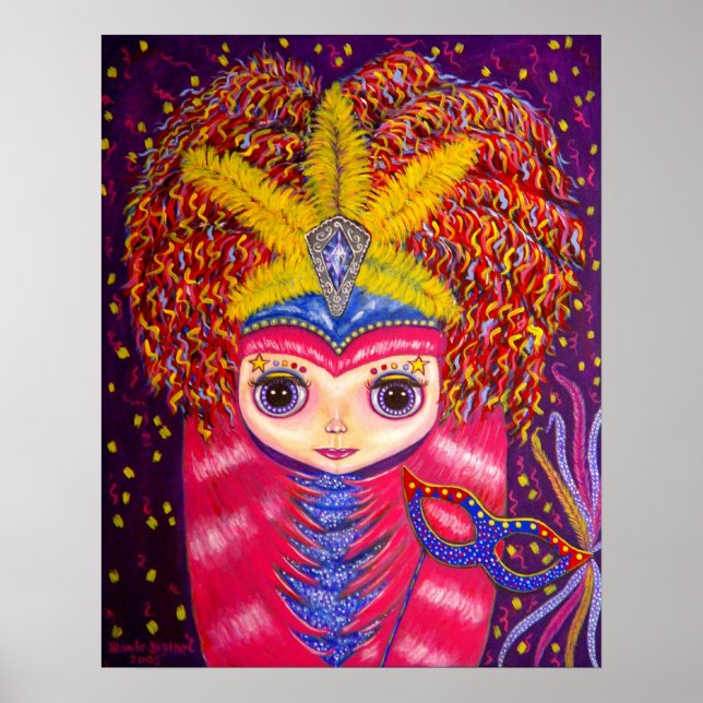 Poster Mardi Gras Doll (Devant)