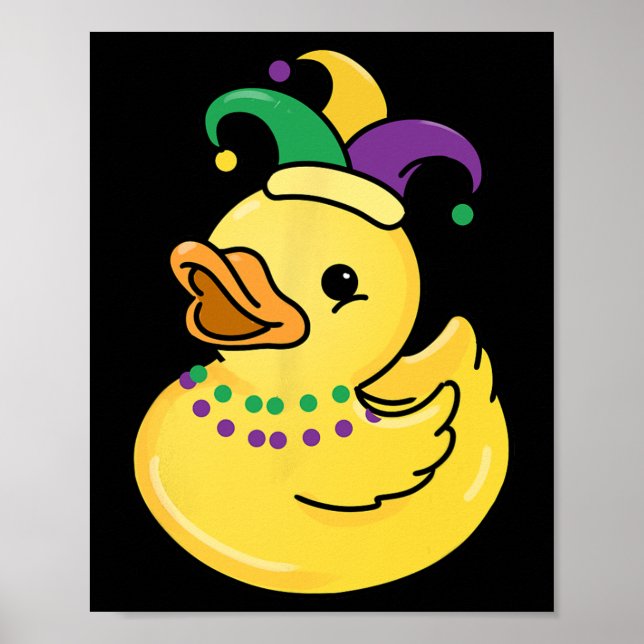 Poster Mardi Gras Duck (Devant)