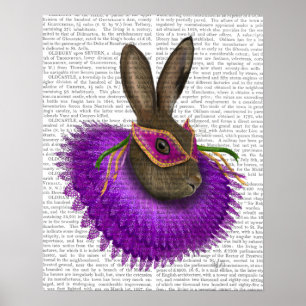 Poster Mardi Gras Hare