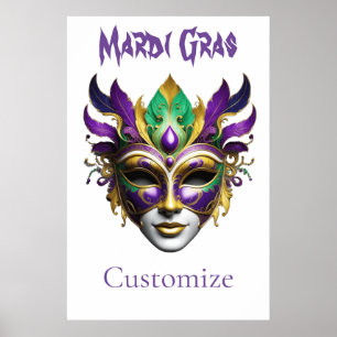Poster Mardi Gras Masque Thunder_Cove