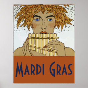 Poster Mardi Gras Pan
