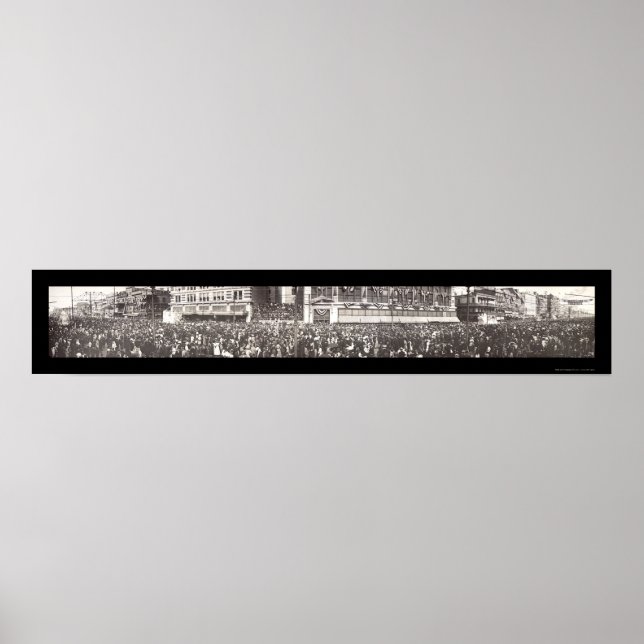 Poster Mardi Gras Parade Photo 1910 (Devant)
