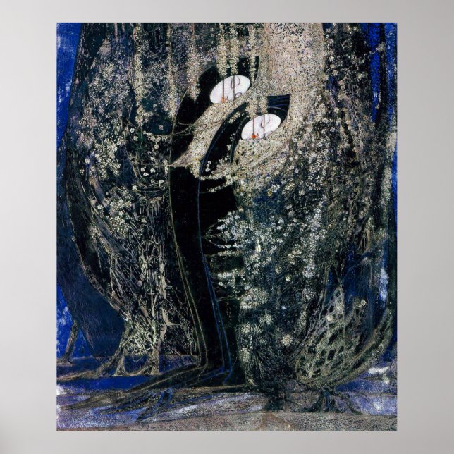 Poster Margaret Macdonald Black Thorns (Devant)