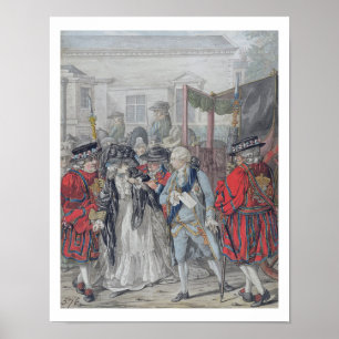 Poster Margaret Nicholson Attempting to assassin His M