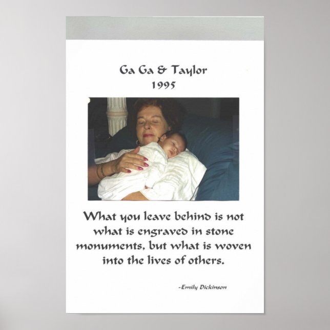 Poster Margaret Reese et Grandson, Taylor Reese (Devant)