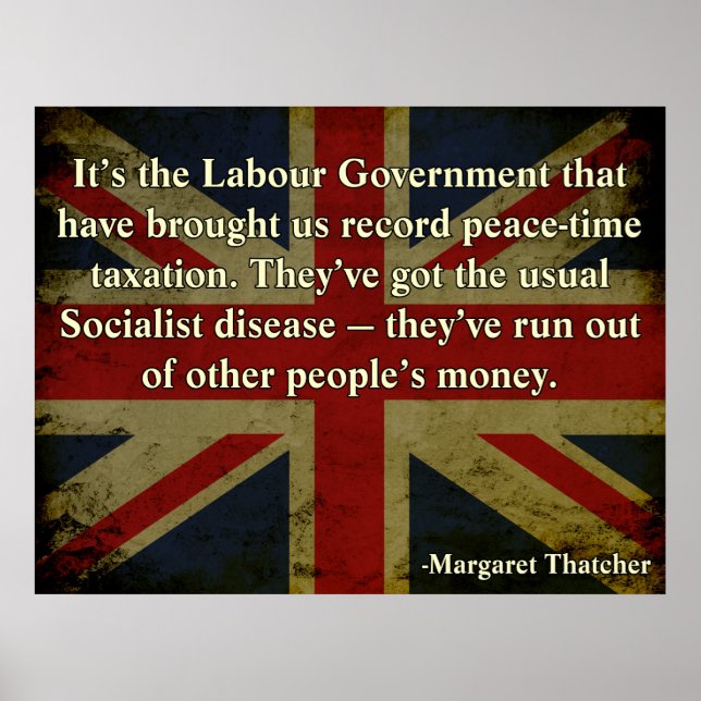 Poster Margaret Thatcher (Devant)