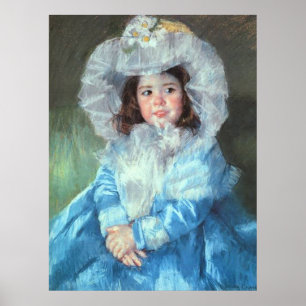 Poster Margot en bleu, Mary Cassatt