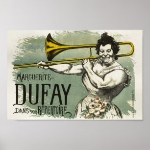 Poster Marguerite Dufay Vintage French Advertising