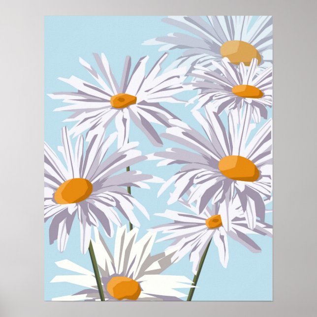 Poster Marguerites (Devant)
