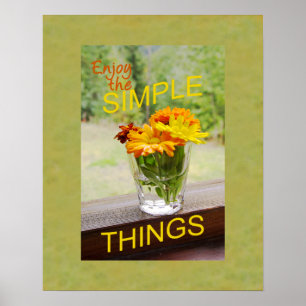 Poster Marguerites En Verre Photo