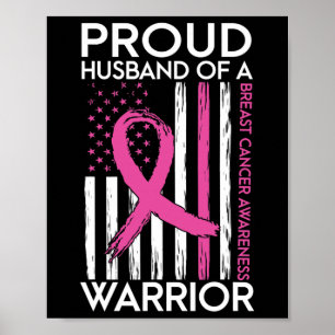 Poster Mari D'Une Équipe De Soutien Au Cancer Du Sein Du 