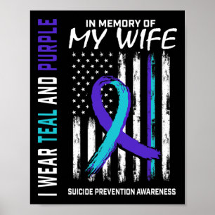 Poster Mari En Mémoire De La Femme Suicide Sensibilisatio