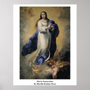 Poster Maria Immaculata Par Murillo Esteban Perez