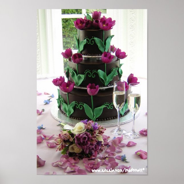 Poster Mariage Cake-Print. (Devant)