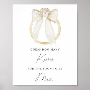 Poster Mariage civil : combien de baisers