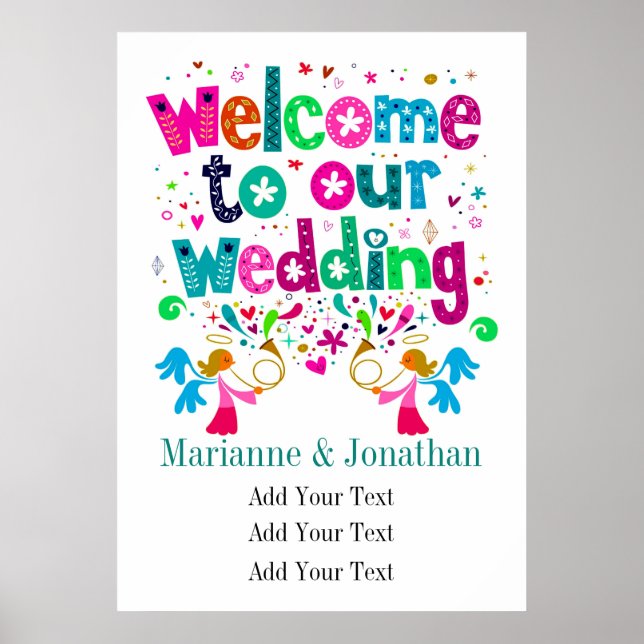 Poster Mariage contemporain (Devant)