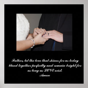 Poster Mariage customisé