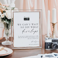 Mariage d'appareil photo minimaliste moderne Elles