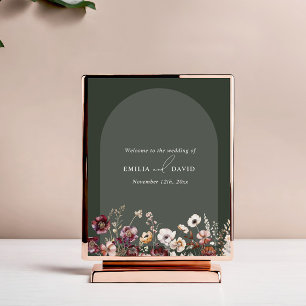 Poster Mariage d'arc d'automne