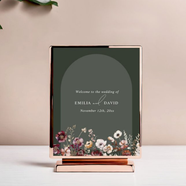 Poster Mariage d'arc d'automne (Créateur téléchargé)