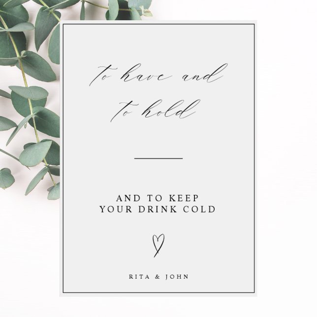 Poster Mariage De Calligraphie Pour Avoir Et Tenir Un Sig (Créateur téléchargé)