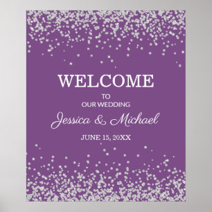 Poster Mariage de chambre de mariée de Parties scintillan
