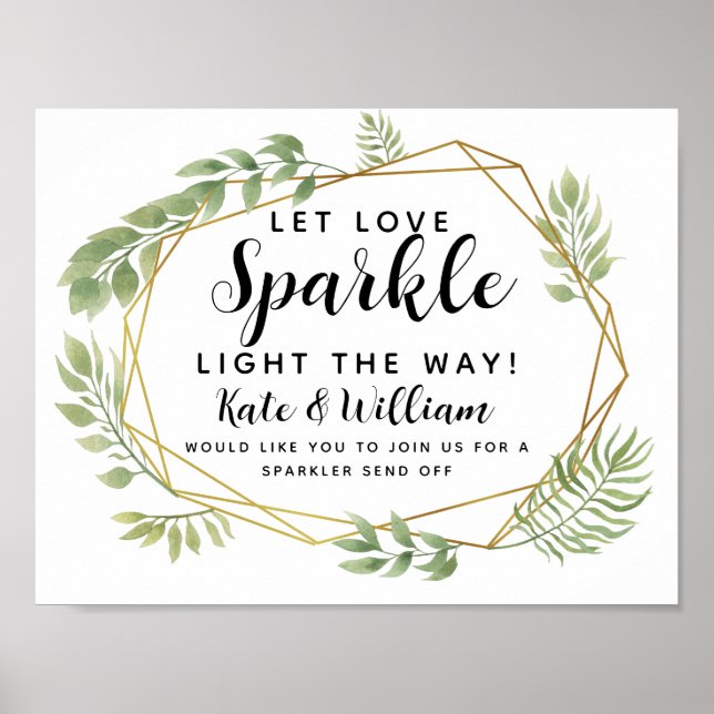 Poster Mariage de feuille de cristal pétikler envoyer mar (Devant)