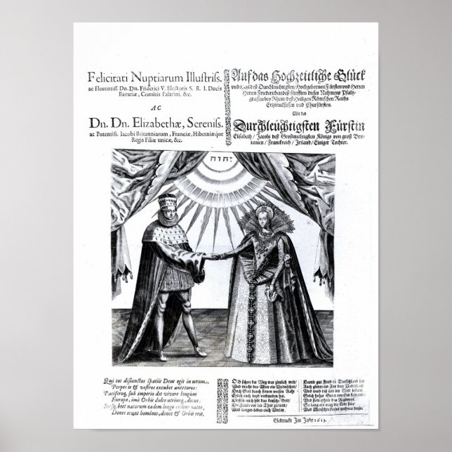 Poster Mariage de la princesse Elizabeth (Devant)