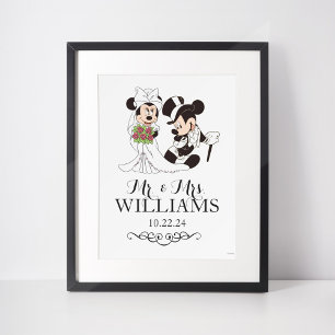 Poster Mariage de Mickey & Minnie   Se Marier