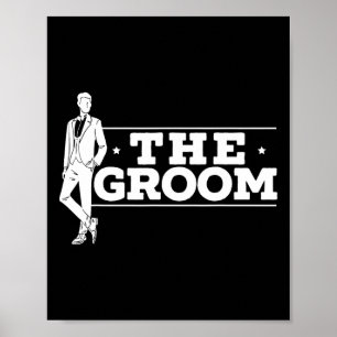 Poster Mariage de nuit Groom Fiancee Stag Partie