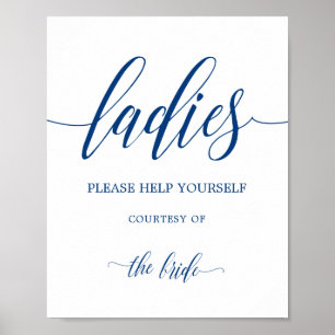 Poster Mariage de panier de salle de bain Femmes