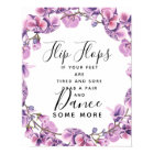 mariage de pois doux violet tongs signe mariage