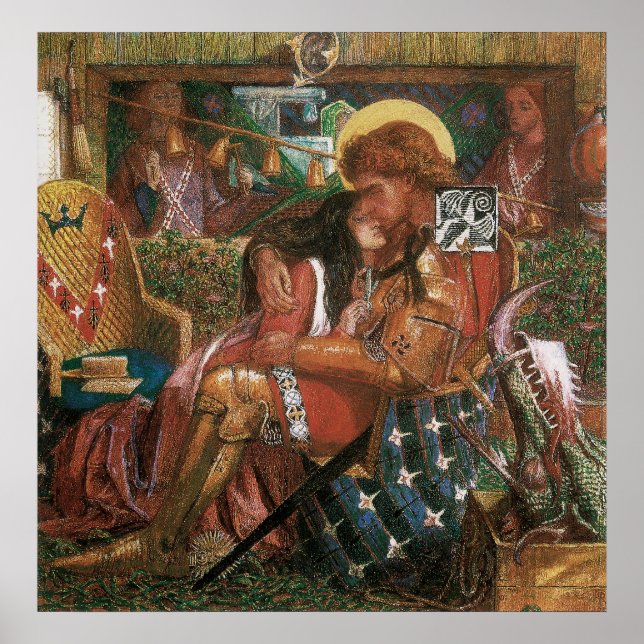 Poster Mariage de St George, Princesse Sabra par Rossetti (Devant)