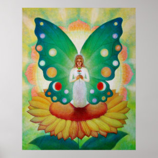 Poster Mariage de tournesol à l'affiche du soleil