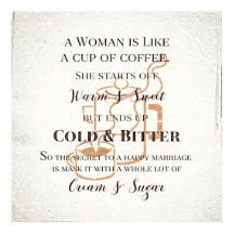 Mariage Drôle Comme Café Retro Grunge Typographie